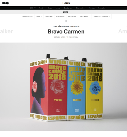 Bravo Carmen wins a design award again